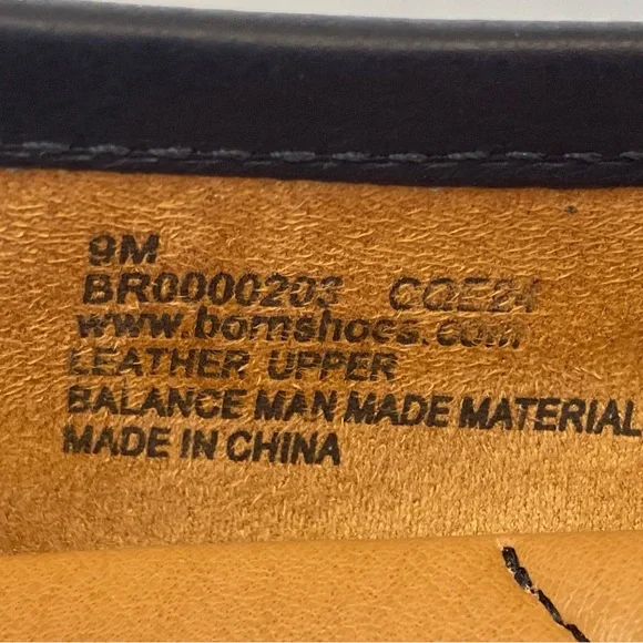 Born Women's Black Leather Loafers - Picture 8 of 13